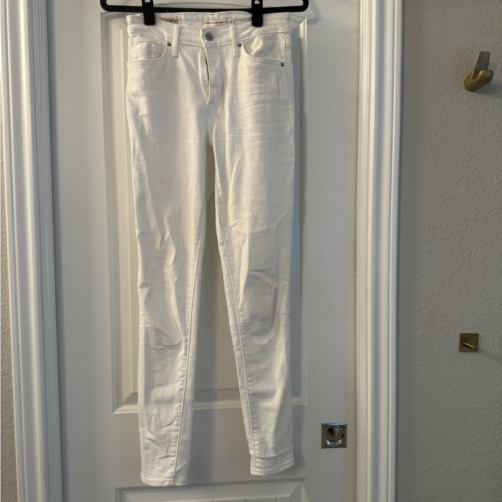 Levi's Women's White Skinny Jeans